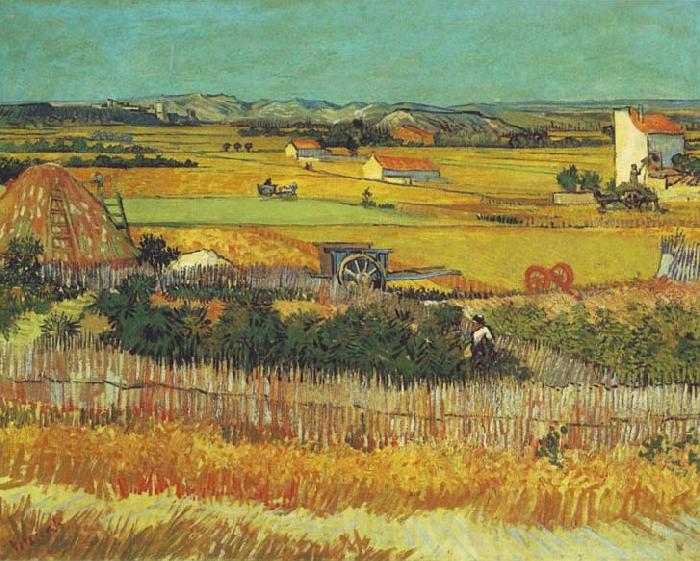 Vincent Van Gogh The Harvest, Arles